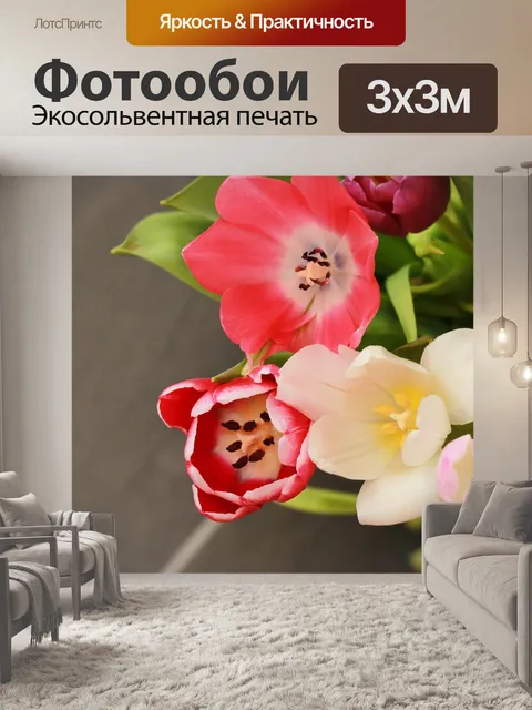 Фотообои Тюльпан