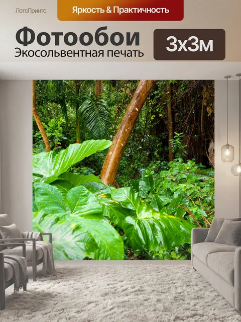 Фотообои тропические леса растительности