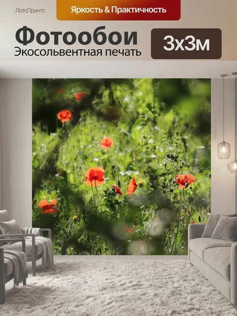 Фотообои Маки