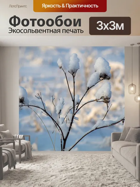 Фотообои Снег