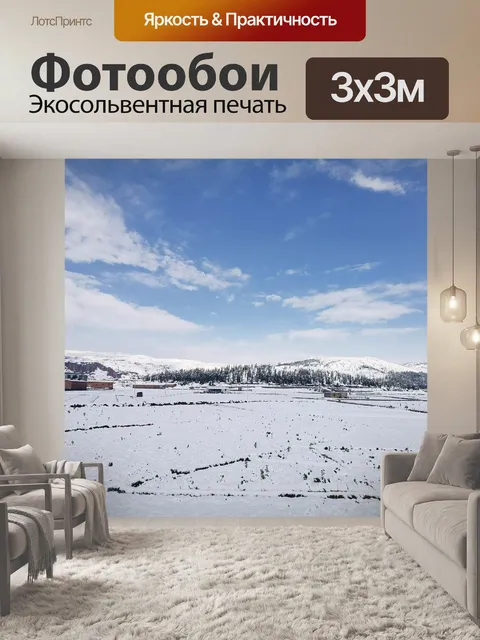 Фотообои Снег