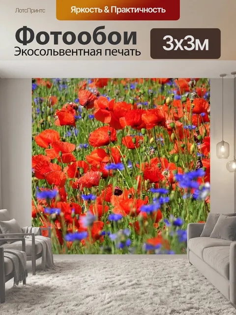 Фотообои Маки