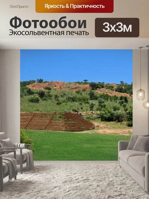 Фотообои Павильон для сельского спортивного поля