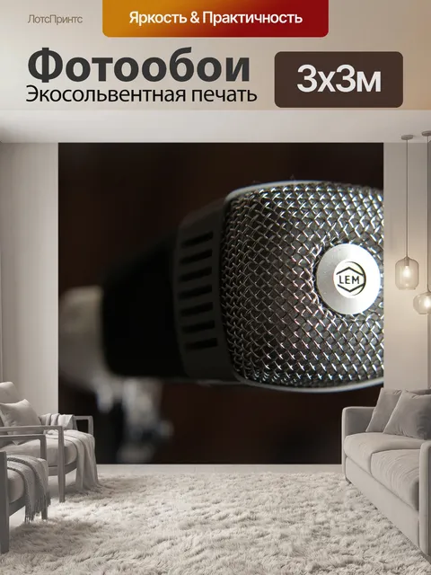 Фотообои Микрофон