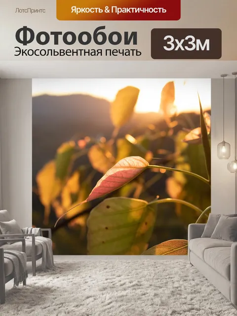 Фотообои Листья