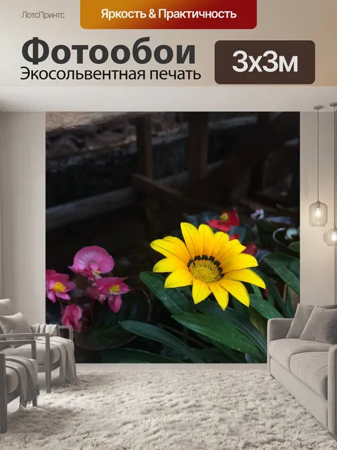 Фотообои Цветочное шоу
