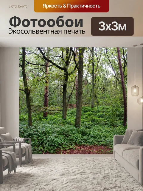 Фотообои лес