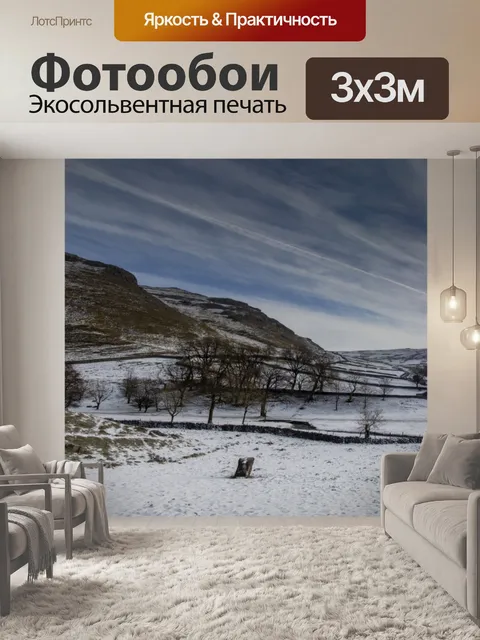 Фотообои Зимний пейзаж