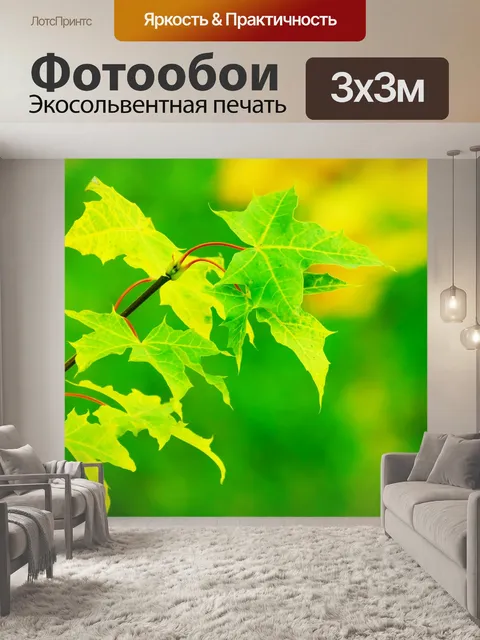 Фотообои Листья
