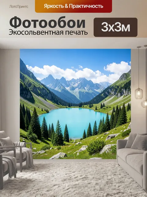300 × 300 см · Экосольвентная печать