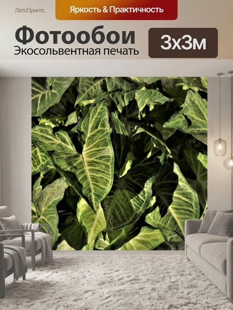 Фотообои Листья Нефтиса