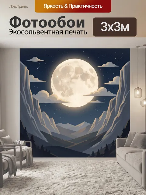 300 × 300 см · Экосольвентная печать
