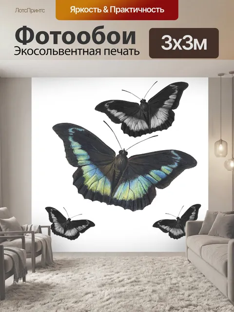 Фотообои Бабочка Искусство