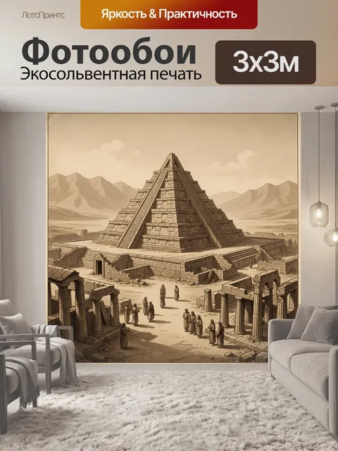 Фотообои Зиккурат среди руин