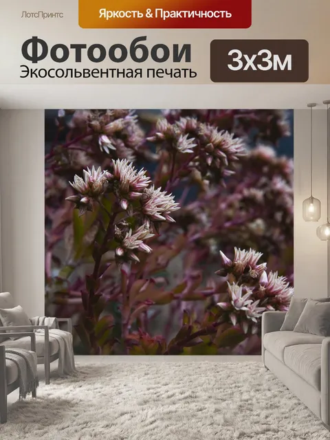 Фотообои Красивые розовые цветы