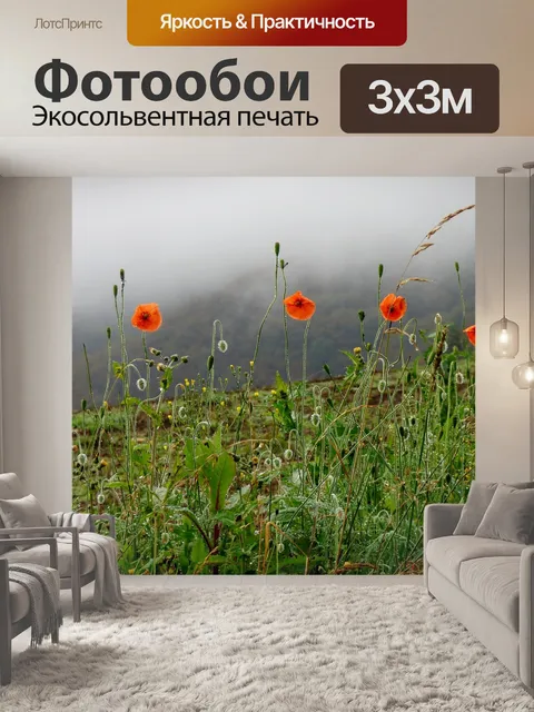 Фотообои Маки