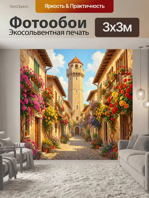 300 × 300 см · Экосольвентная печать