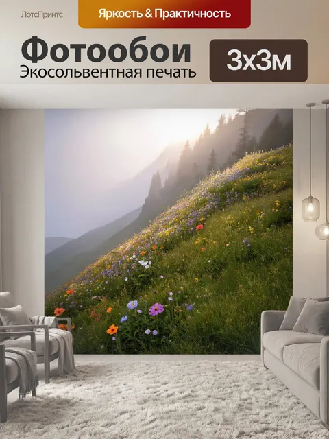 Фотообои цветы в стиле якоб ван рейсдал