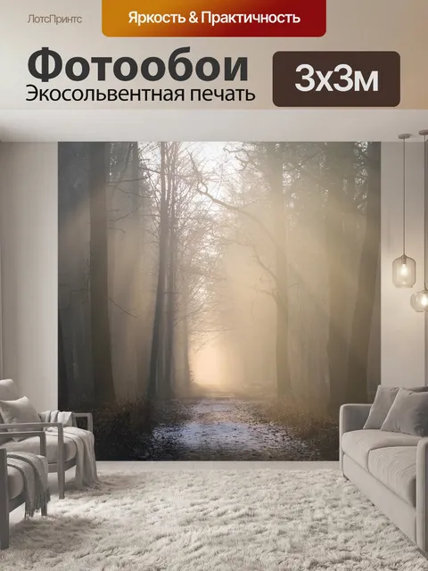 Фотообои Солнечные лучи