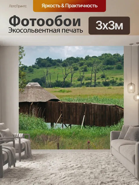 Фотообои Укрытие птицы над водой
