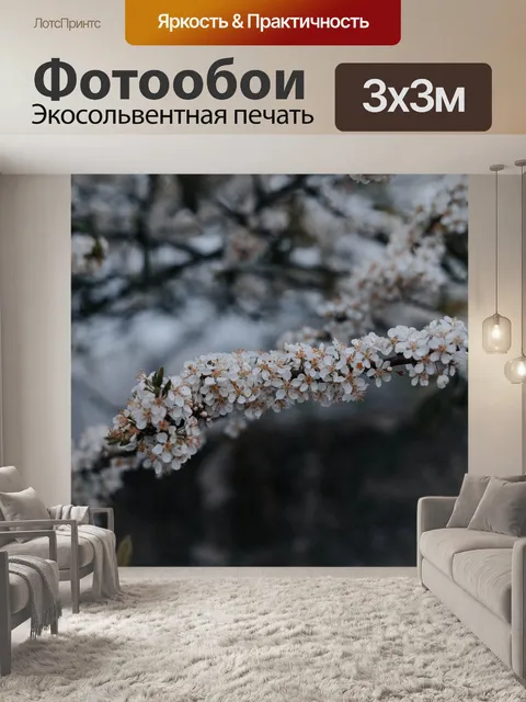 Фотообои Цветы