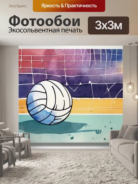 Фотообои игра в волейбол