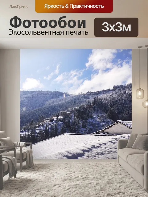 Фотообои Снег