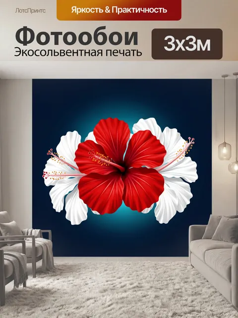 300 × 300 см · Экосольвентная печать
