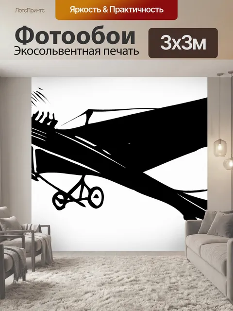 Фотообои самолет