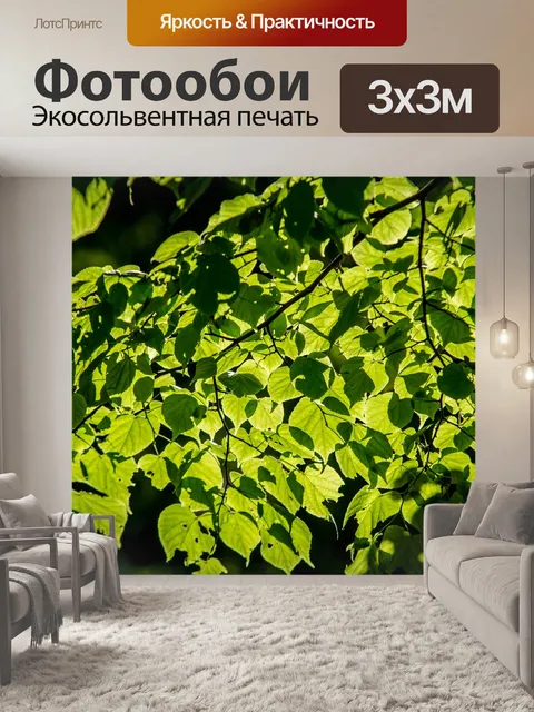Фотообои Листья