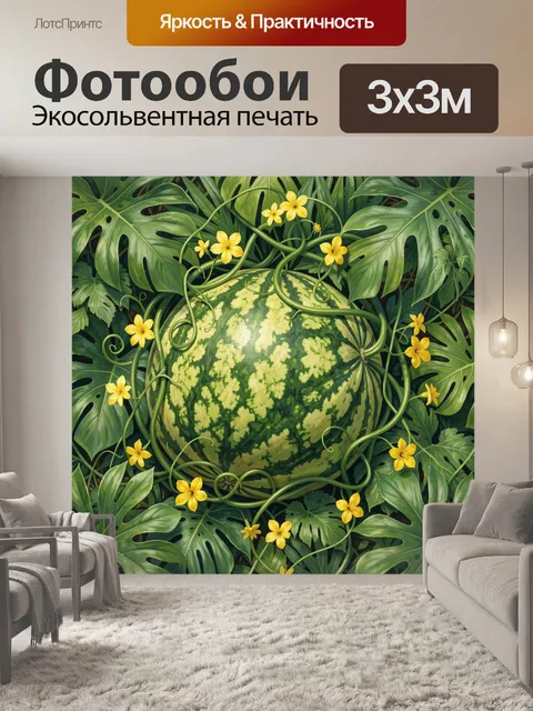 300 × 300 см · Экосольвентная печать