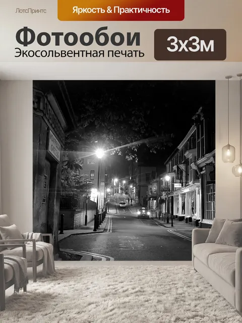 Фотообои спящий город