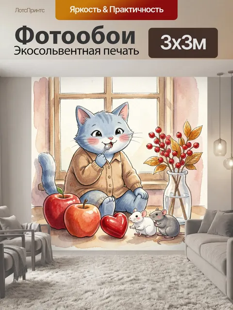 300 × 300 см · Экосольвентная печать