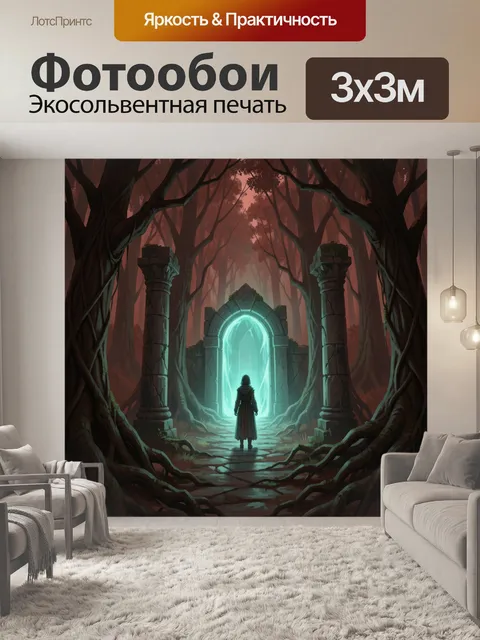 300 × 300 см · Экосольвентная печать