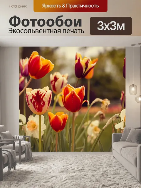 Фотообои Тюльпаны