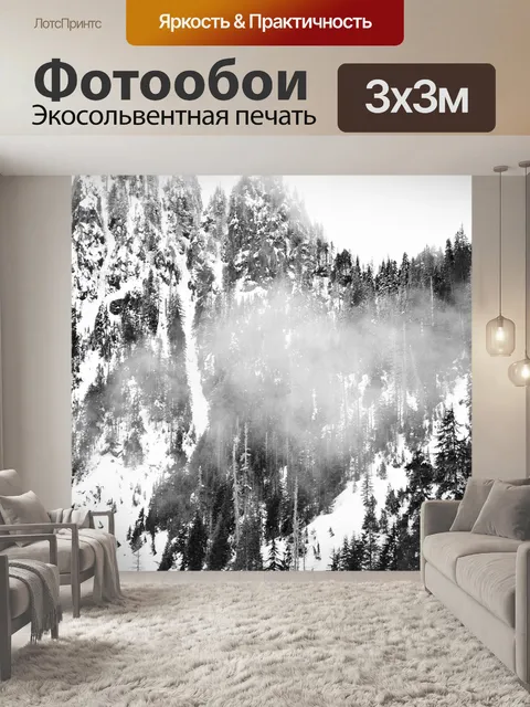 Фотообои Снег