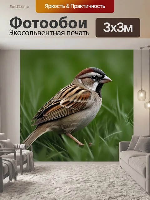 Фотообои в траве