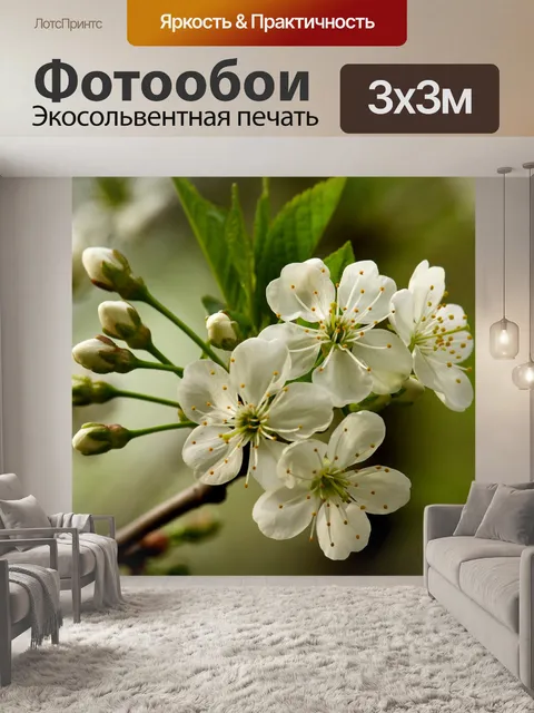 Фотообои Цветы