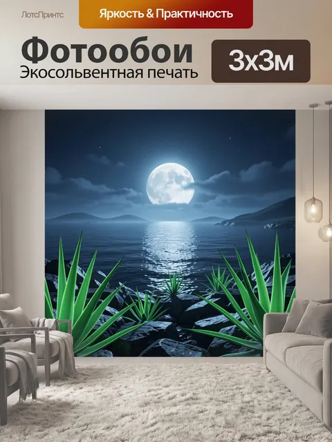 300 × 300 см · Экосольвентная печать
