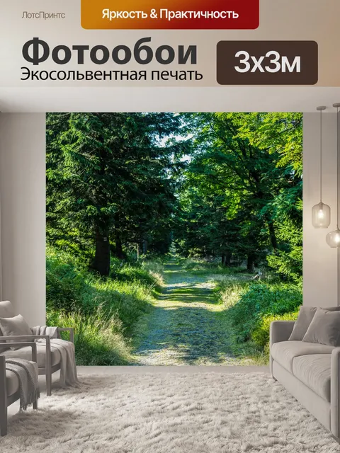 Фотообои лес