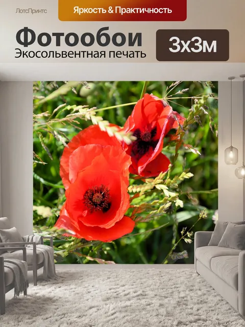Фотообои Мак
