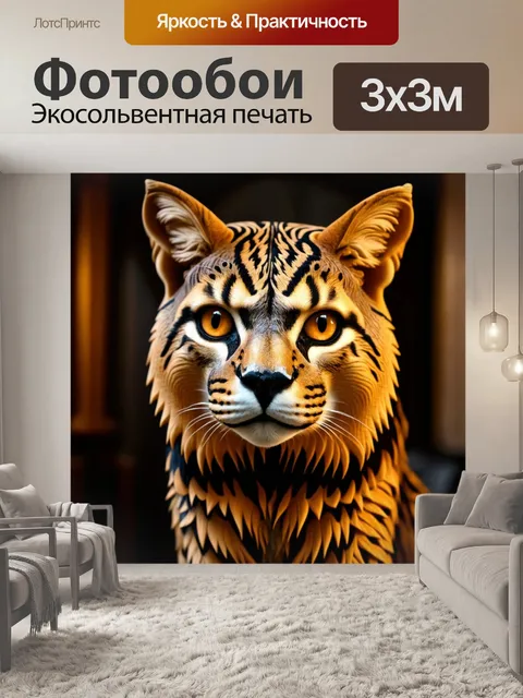 Фотообои животные в стиле барокко