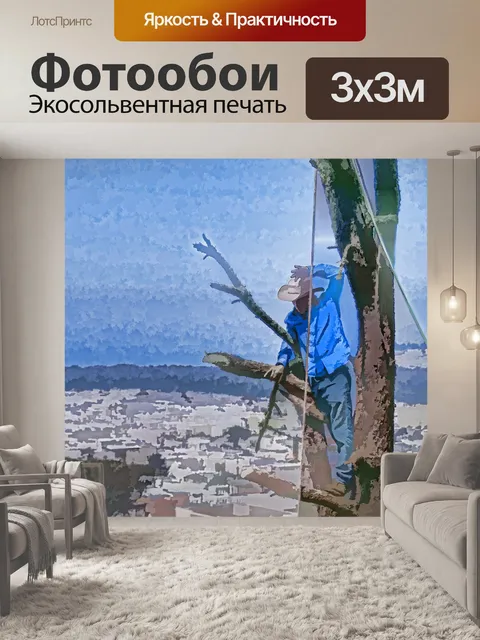 Фотообои Триммер дерева в Сан-Франциско