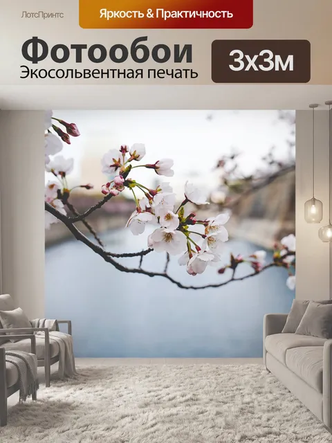 Фотообои Вишни в цвету