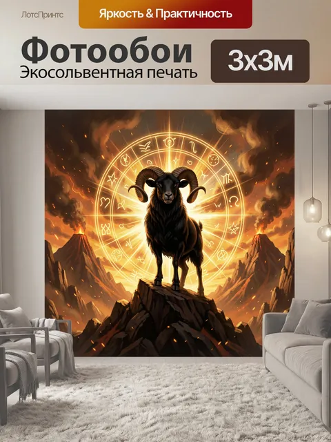 300 × 300 см · Экосольвентная печать