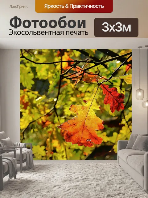 Фотообои Листья