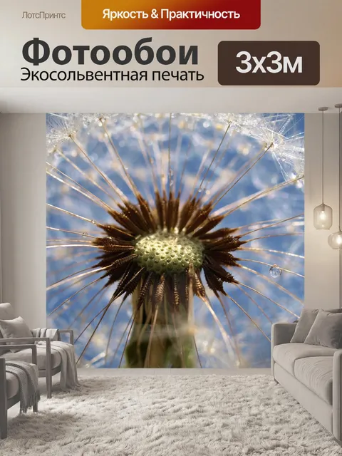 Фотообои Одуванчик