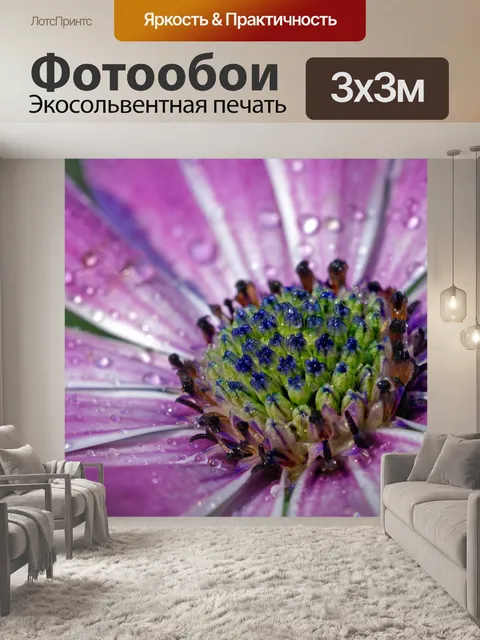 Фотообои Цветут цветы цветут срезанные цветы