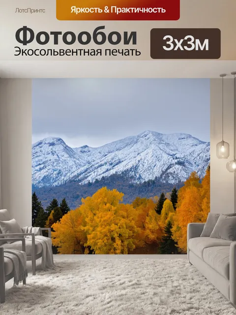 Фотообои осень холодный ветер