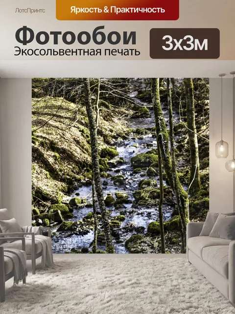 Фотообои ручей